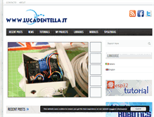 Tablet Screenshot of lucadentella.it
